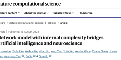Nature子刊 | 基于内生复杂性，自动化所新类脑网络构筑人工智能与神经科科学的桥梁