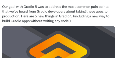开源软件Gradio上新5大功能，几行Python代码，构建Web应用程序