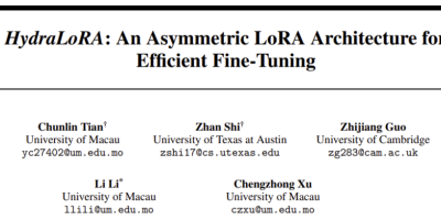 NeurIPS 2024 Oral | 小参数，大作为！揭秘非对称 LoRA 架构的高效性能