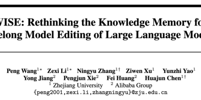 NeurIPS 2024 | 解锁大模型知识记忆编辑的新路径，浙大用「WISE」对抗幻觉