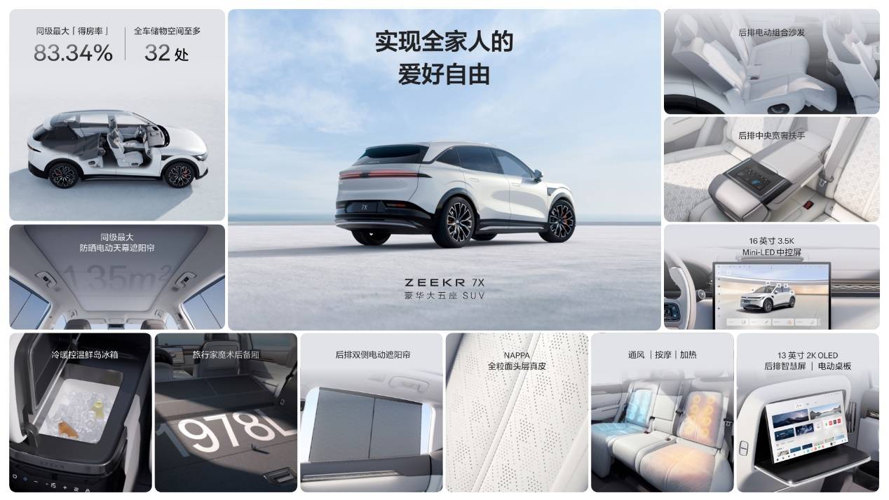 22.99万元起，豪华大五座SUV极氪7X正式上市_22.99万元起，豪华大五座SUV极氪7X正式上市_